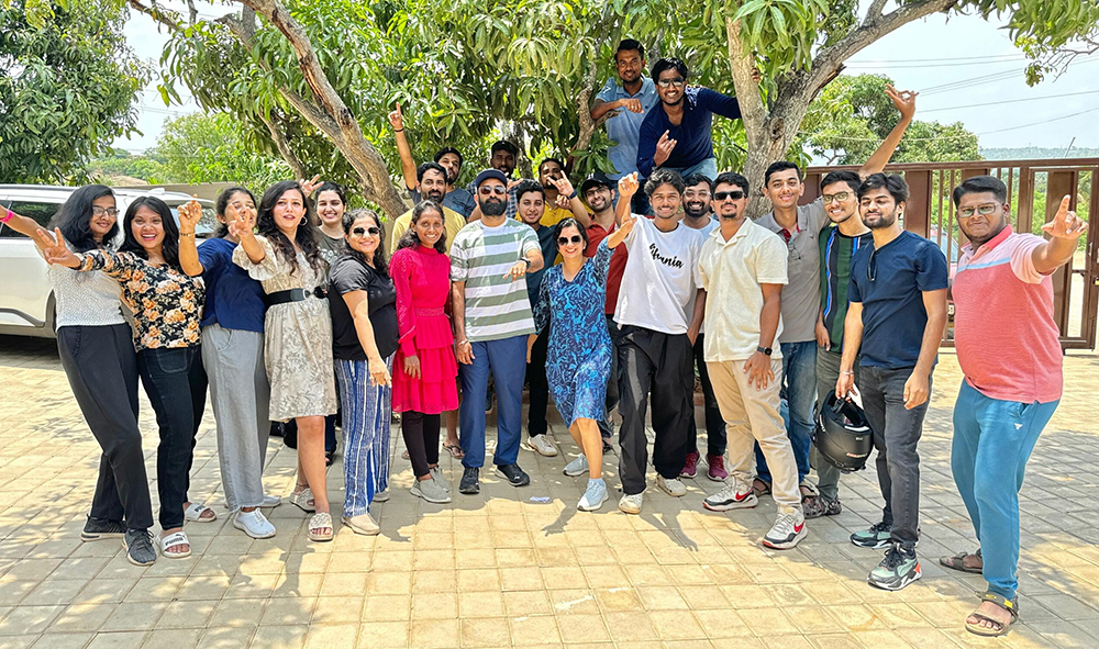 OneTrust QE & Development Core team at their quarterly retreat in Bengaluru
